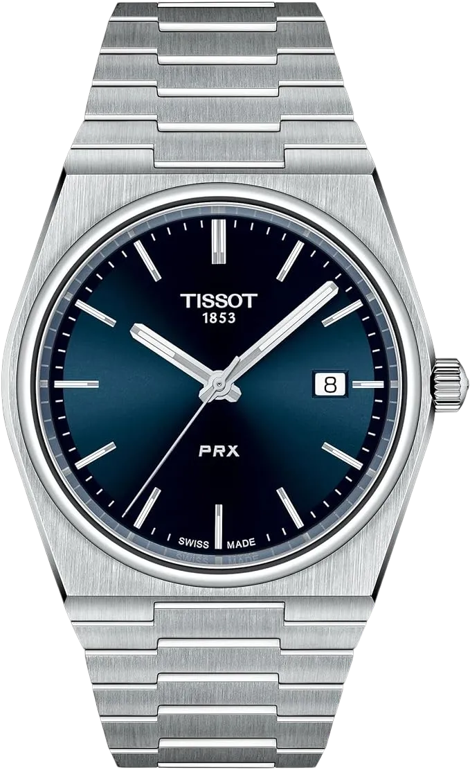 Tissot Men's PRX 316L Stainless Steel Case Dress Watch Grey T137